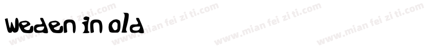 Sweden Thin Bold字体转换